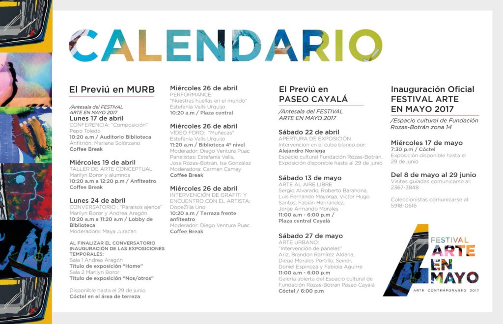 Calendario Cultural Fundación Rozas Botrán El Arte De Ayudar 5663